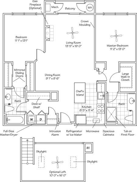 The Barclay                                        Floorplan Image